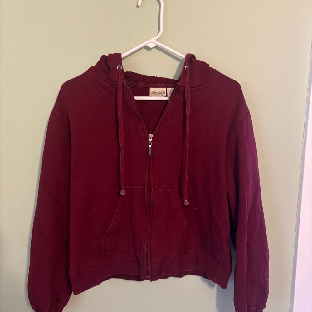 St. John's Bay Maroon Zip-Up Jacket